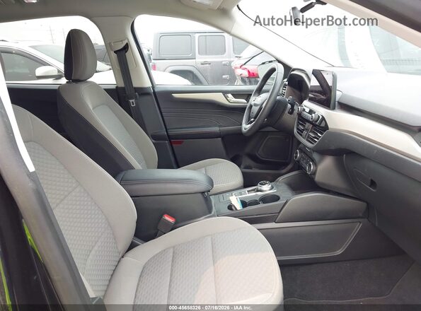 1FMCU9G69MUB13357 2021 FORD ESCAPE Black Widok wnętrza z przodu
