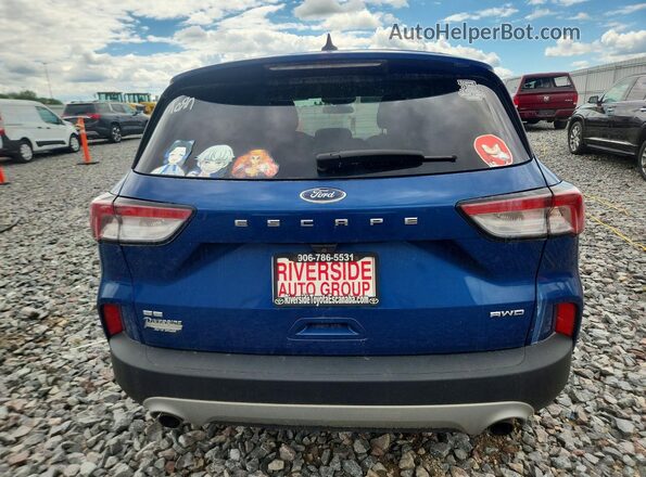1FMCU9G69NUB22609 2022 FORD ESCAPE Синий Вид сзади