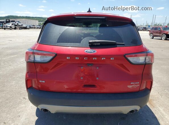 1FMCU9G6XMUA09394 2021 FORD ESCAPE Red Widok z tyłu