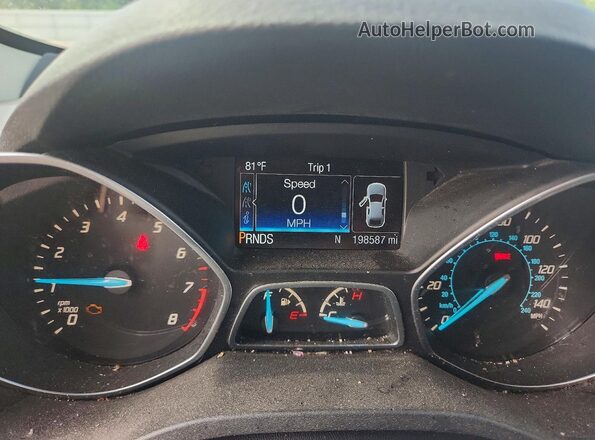 1FMCU9G90GUB70013 2016 FORD ESCAPE Blue ხელსაწყოთა პანელის ხედი