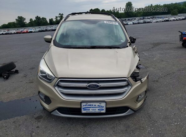 1FMCU9G90HUE20030 2017 FORD ESCAPE Beige Widok z przodu