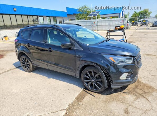 1FMCU9G91HUA00759 2017 FORD ESCAPE Black Передня права чверть