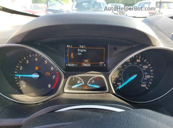 1FMCU9G91HUB08671 2017 FORD ESCAPE Silver Vista del cuadro de instrumentos