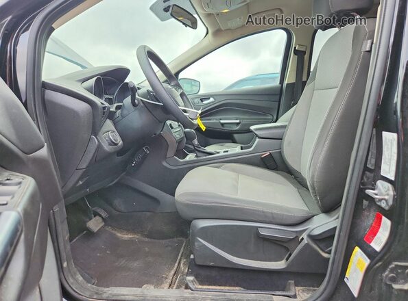 1FMCU9G92HUD13108 2017 FORD ESCAPE Black Front interior view