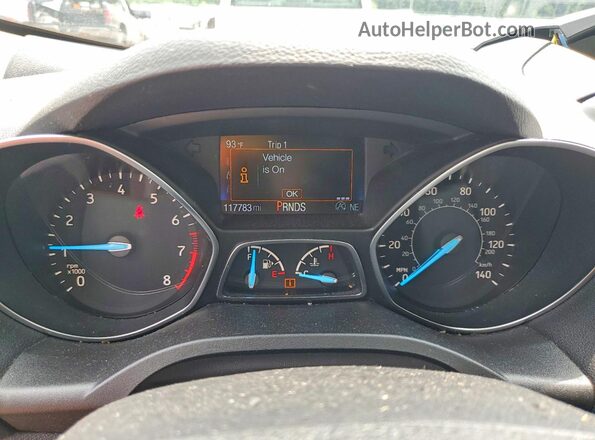 1FMCU9G92JUC41591 2018 FORD ESCAPE Red Vista del cuadro de instrumentos