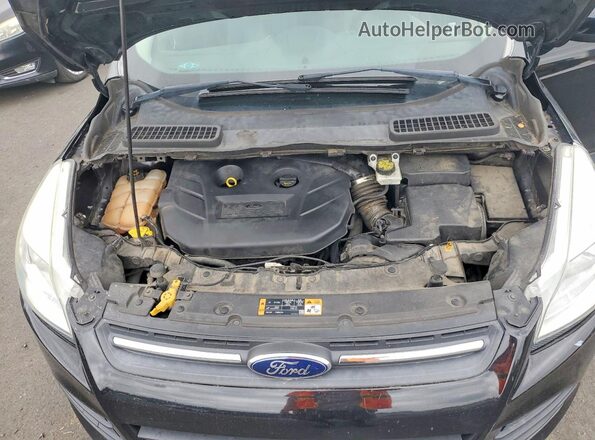 1FMCU9G93GUC14022 2016 FORD ESCAPE Black Widok wnętrza z tyłu