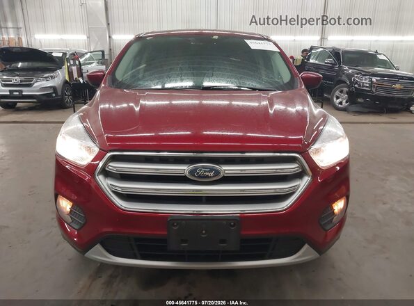 1FMCU9G93HUA62891 2017 FORD ESCAPE Red ხელსაწყოთა პანელის ხედი