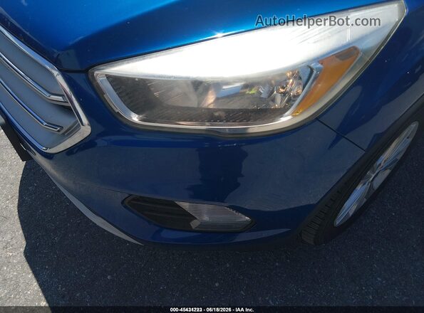 1FMCU9G93HUD44500 2017 FORD ESCAPE Синий Вид задней части салона