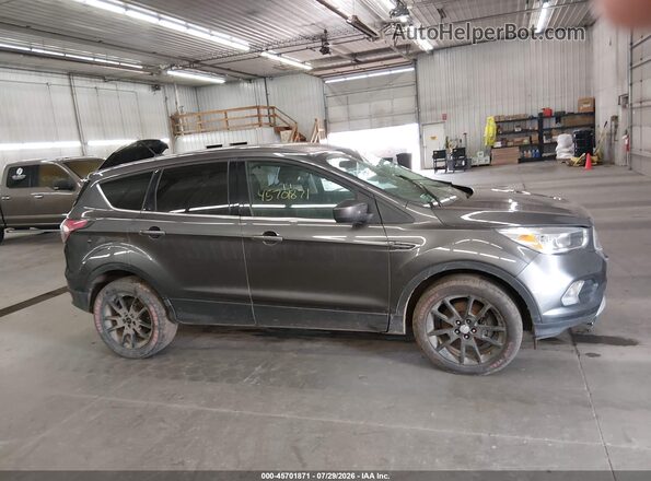 1FMCU9G94HUA82082 2017 FORD ESCAPE Серый Вид задней части салона