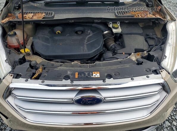 1FMCU9G94HUB10558 2017 FORD ESCAPE Cream Engine compartment view