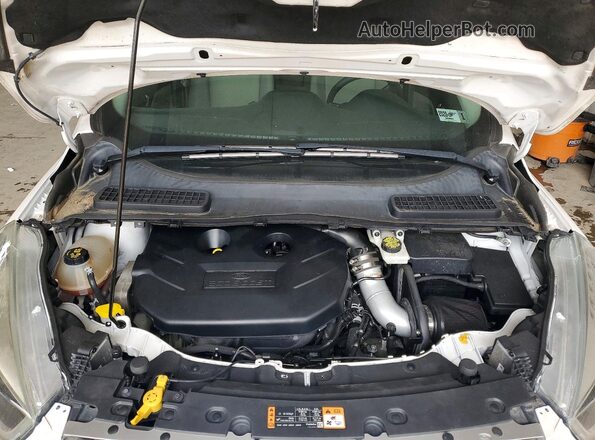 1FMCU9G94HUB98351 2017 FORD ESCAPE White Vista del compartimento del motor
