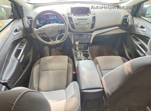 1FMCU9G94HUD37068 2017 FORD ESCAPE Black Вид панелі приладів