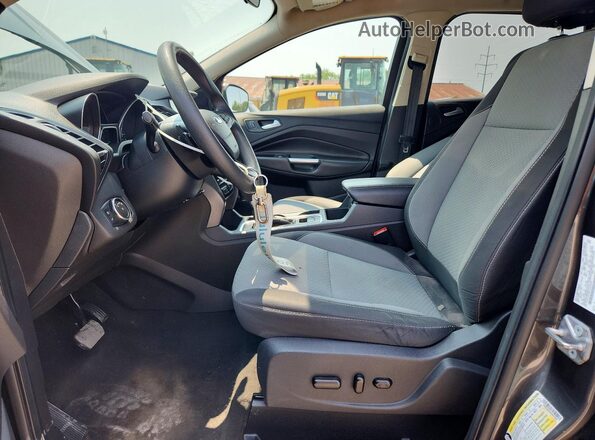 1FMCU9G95HUE24901 2017 FORD ESCAPE Gray წინა სალონის ხედი