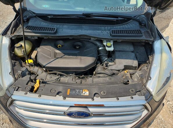 1FMCU9G95HUE24901 2017 FORD ESCAPE Gray უკანა სალონის ხედი