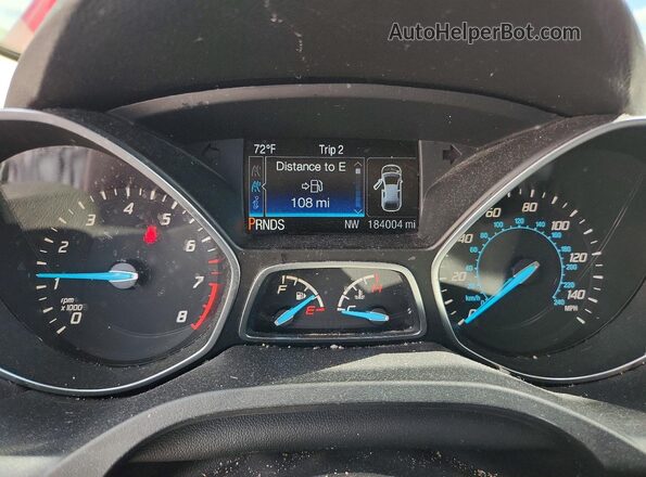 1FMCU9G96GUB55063 2016 FORD ESCAPE Red Instrument cluster view