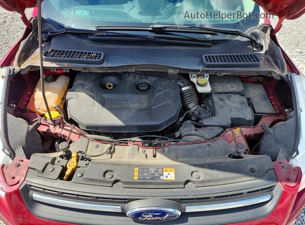 1FMCU9G96GUB55063 2016 FORD ESCAPE Red Engine compartment view