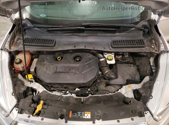 1FMCU9G97HUB68003 2017 FORD ESCAPE Silver ძრავის განყოფილების ხედი