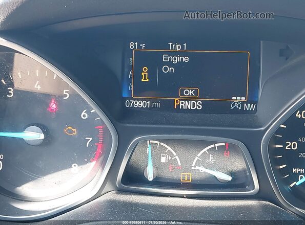 1FMCU9G97HUE28044 2017 FORD ESCAPE Black Հետևի նստատեղերի տեսք
