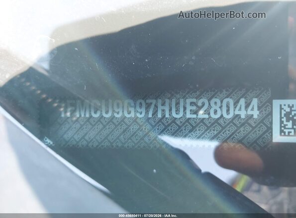 1FMCU9G97HUE28044 2017 FORD ESCAPE Black 