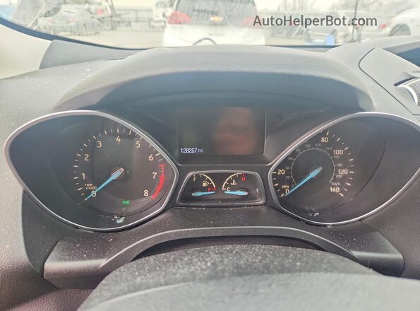 1FMCU9G98HUA23424 2017 FORD ESCAPE Black Instrument cluster view