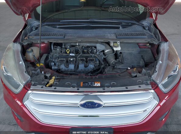 1FMCU9G98HUB84677 2017 FORD ESCAPE Red უკანა ხედი