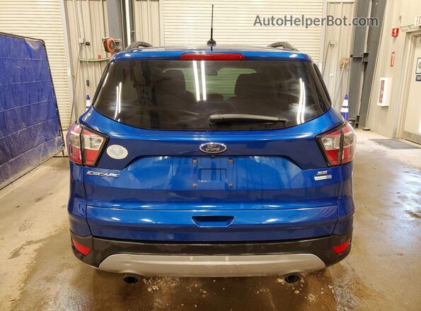 1FMCU9G98HUD93529 2017 FORD ESCAPE Blue Вид ззаду