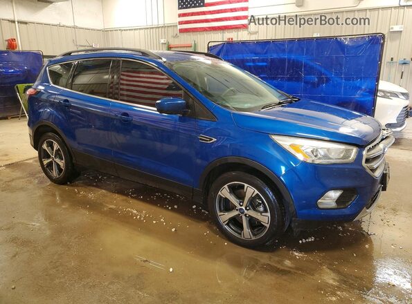 1FMCU9G98HUD93529 2017 FORD ESCAPE Blue Передня права чверть
