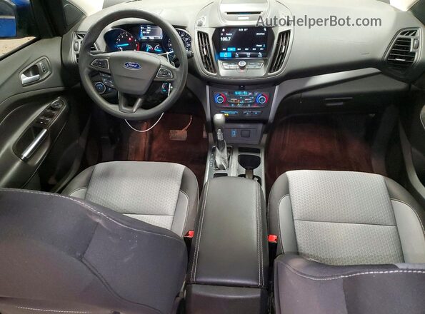 1FMCU9G98HUD93529 2017 FORD ESCAPE Blue Вид панелі приладів