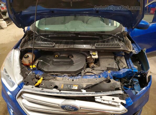 1FMCU9G98HUD93529 2017 FORD ESCAPE Blue Вид підкапотного простору