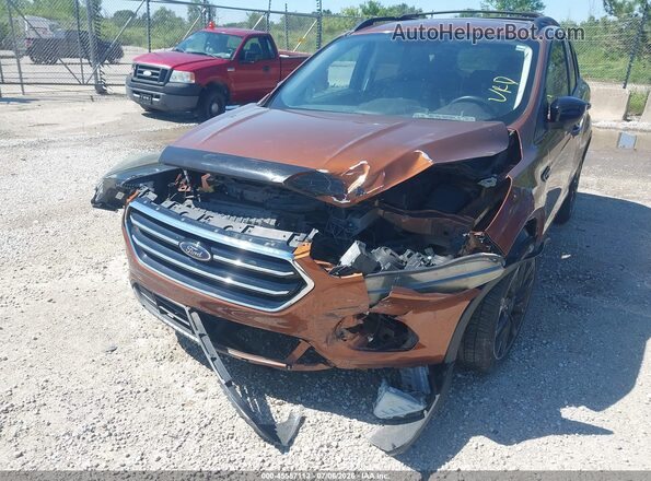 1FMCU9G99HUE68058 2017 FORD ESCAPE Orange Front view