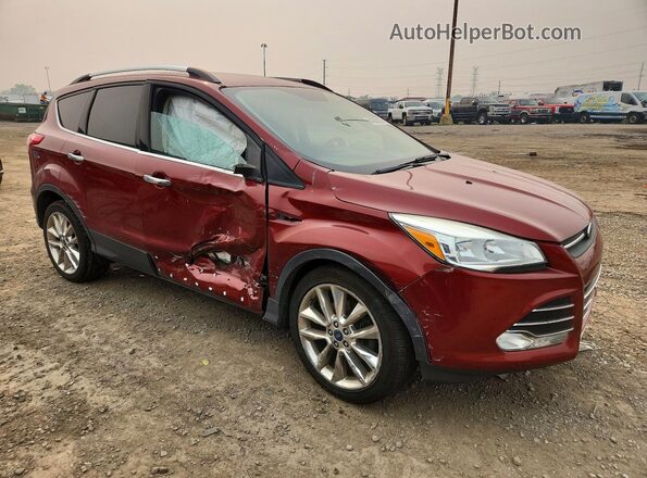 1FMCU9G9XGUB56328 2016 FORD ESCAPE Red Przód prawy