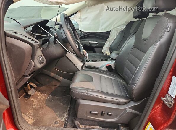 1FMCU9G9XGUB56328 2016 FORD ESCAPE Red Widok wnętrza z przodu