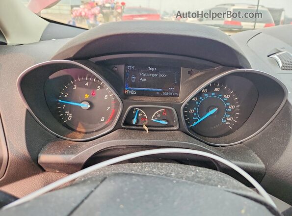 1FMCU9G9XGUB56328 2016 FORD ESCAPE Red Widok zestawu wskaźników