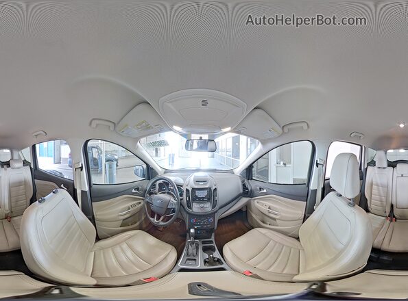 1FMCU9G9XHUE30452 2017 FORD ESCAPE Silver Панорамний вид салону 360°