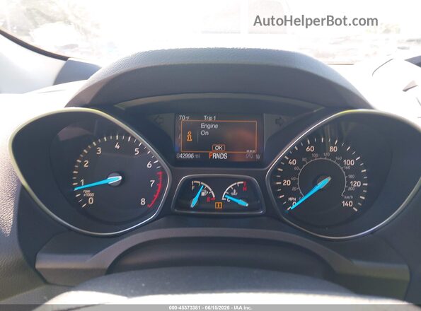 1FMCU9GD0HUA41274 2017 FORD ESCAPE Серый Вид задних сидений