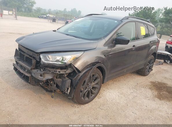 1FMCU9GD0HUE02907 2017 FORD ESCAPE Серый Передняя левая четверть