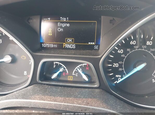 1FMCU9GD0HUE02907 2017 FORD ESCAPE Серый Вид задних сидений