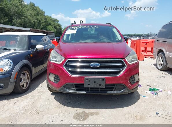 1FMCU9GD0HUE72245 2017 FORD ESCAPE Red Вид задньої частини салону
