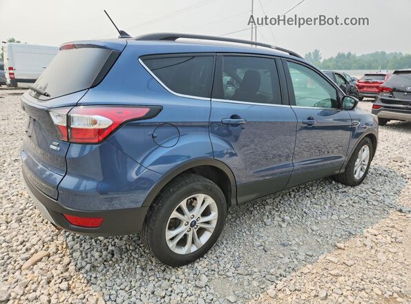 1FMCU9GD0JUA03789 2018 FORD ESCAPE Blue Trasero derecho