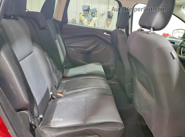1FMCU9GD0JUA26473 2018 FORD ESCAPE Red Rear seats view