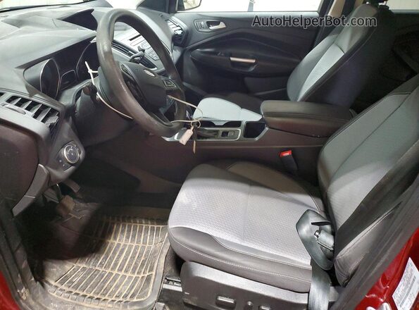 1FMCU9GD0JUA26473 2018 FORD ESCAPE Red Front interior view