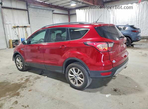 1FMCU9GD0JUA26473 2018 FORD ESCAPE Red Rear left