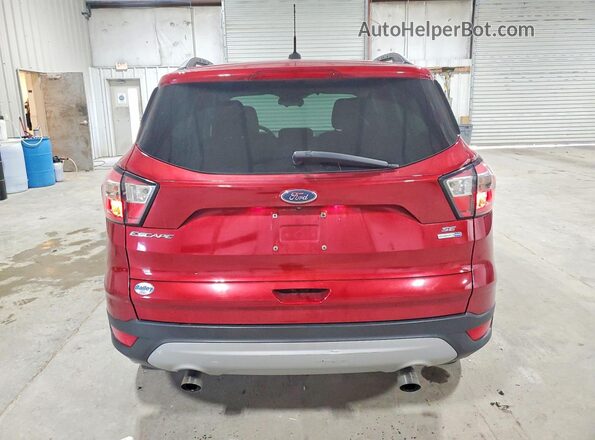 1FMCU9GD0JUA26473 2018 FORD ESCAPE Red Rear view