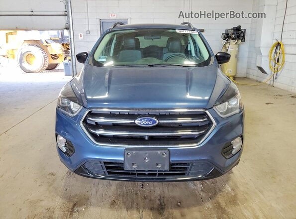 1FMCU9GD0JUA72093 2018 FORD ESCAPE Синий Вид спереди