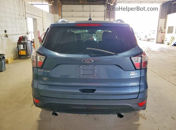 1FMCU9GD0JUA72093 2018 FORD ESCAPE Синий Вид сзади
