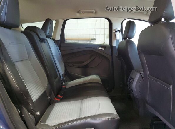 1FMCU9GD0JUA72093 2018 FORD ESCAPE Синий Вид задней части салона
