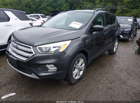 1FMCU9GD0JUA77486 2018 FORD ESCAPE Gray Front left