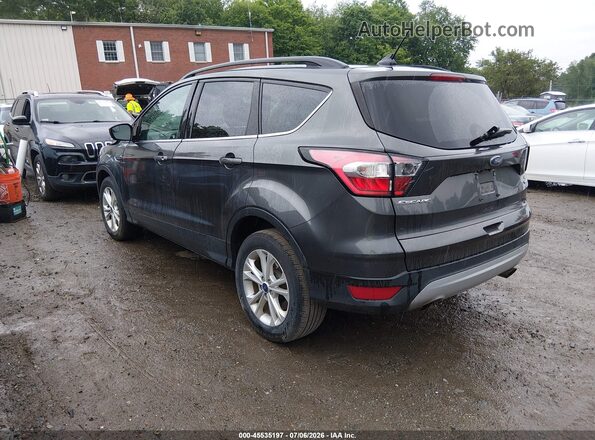 1FMCU9GD0JUA77486 2018 FORD ESCAPE Gray Rear left