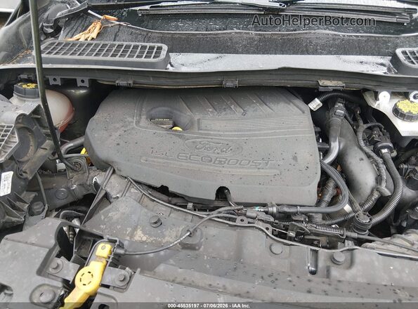 1FMCU9GD0JUA77486 2018 FORD ESCAPE Gray Rear view