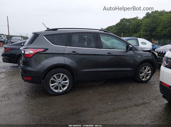 1FMCU9GD0JUA77486 2018 FORD ESCAPE Gray Rear interior view